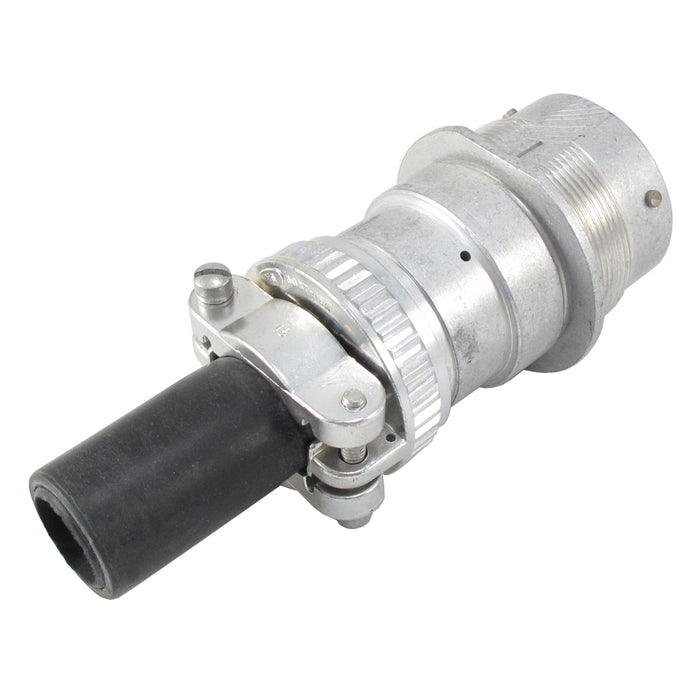 HD34-24-19PE-059 - HD30 Series - 19 Pin Receptacle - 24 Shell, E Seal, Cable Clamp, Flange