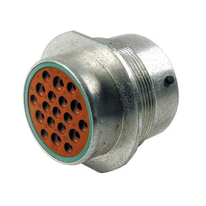 HD34-24-19SN - HD30 Series - 19 Socket Receptacle - 24 Shell, N Seal, Reverse, Flange