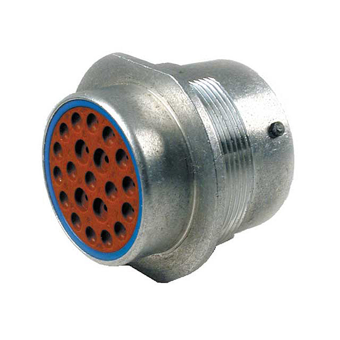 HD34-24-21PE - HD30 Series - 21 Pin Receptacle - 24 Shell, E Seal, Flange