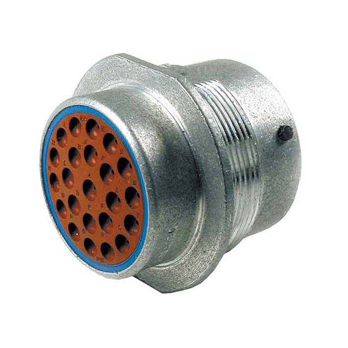 HD34-24-23PE - HD30 Series - 23 Pin Receptacle - 24 Shell, E Seal, Flange