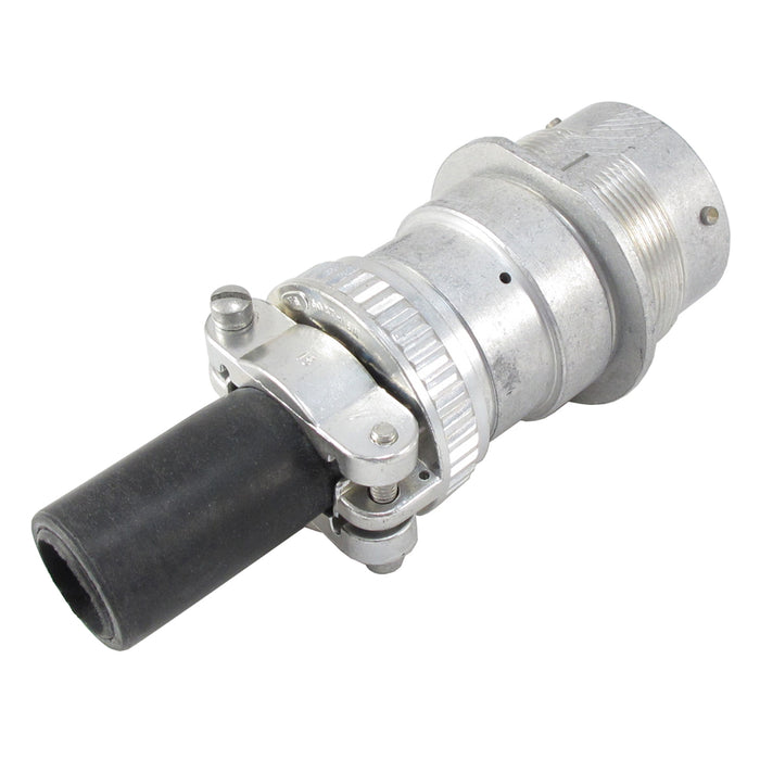 HD34-24-23PT-059 - HD30 Series - 23 Pin Receptacle - 24 Shell, T Seal, Cable Clamp, Flange
