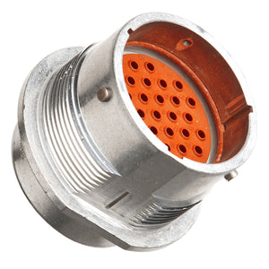 HD34-24-31PT - HD30 Series - 31 Pin Receptacle - 24 Shell, T Seal, Flange