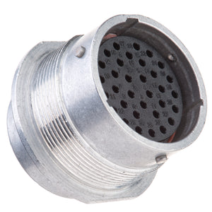 HD34-24-33SN - HD30 Series - 33 Socket Receptacle - 24 Shell, N Seal, Reverse, Flange