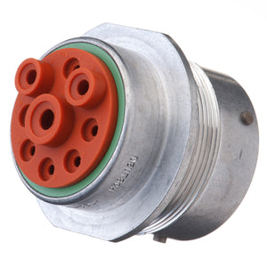 HD34-24-9PN - HD30 Series - 9 Pin Receptacle - 24 Shell, N Seal, Flange