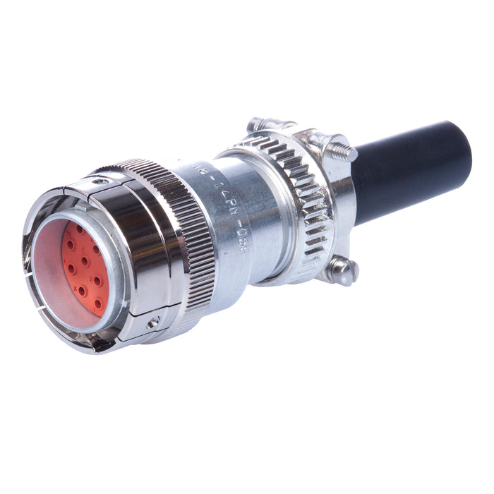 HDB36-18-14PN-059 - HD30 Series - 14 Pin Plug - 24 Shell, N Seal, Reverse, Breakaway, Cable Clamp