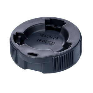HDC26-24 - HDP20 Series - Dust Cap for Receptacle - 24 Shell - Environmentally Sealed, Black