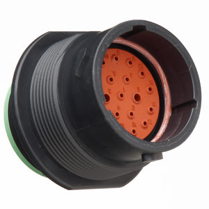 HDP24-18-20PN - HDP20 Series - 20 Pin Receptacle - 18 Shell, N Seal, Flange