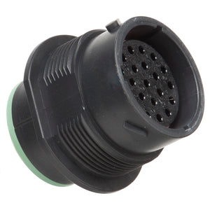 HDP24-18-21SN - HDP20 Series - 21 Socket Receptacle - 18 Shell, N Seal, Reverse, Flange