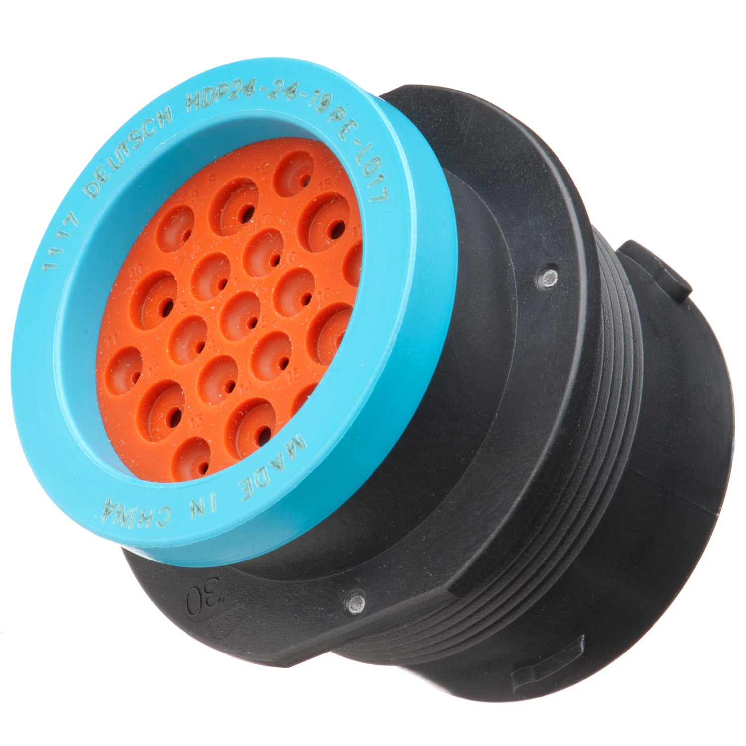 HDP24-24-19PE-L017 - HDP20 Series - 19 Pin Receptacle - 24 Shell