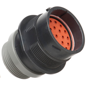HDP24-24-23PT-L015 - HDP20 Series - 23 Pin Receptacle - 24 Shell, T Seal, Threaded Adapter, Flange