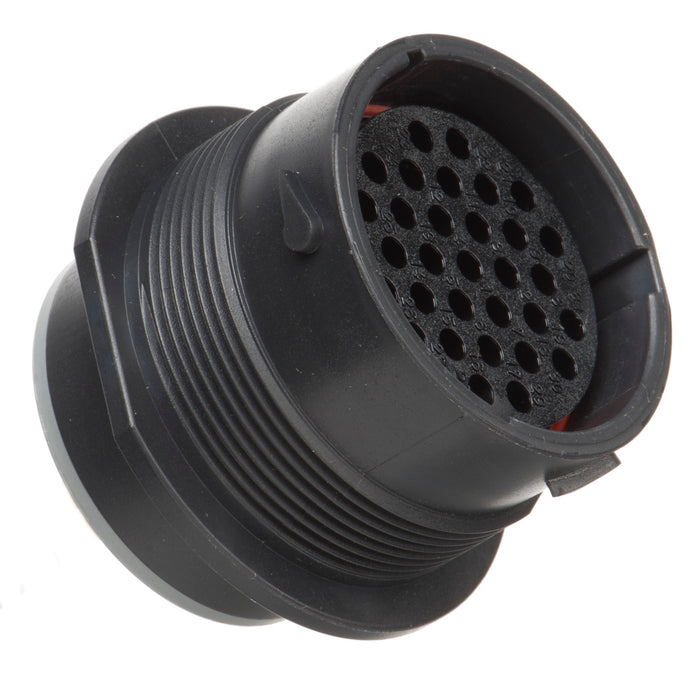 HDP24-24-31ST - HDP20 Series - 31 Socket Receptacle - 24 Shell, T Seal, Reverse, Flange