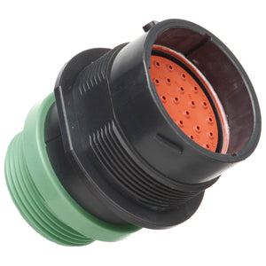 HDP24-24-33PN-L015 - HDP20 Series - 33 Pin Receptacle - 24 Shell, N Seal, Threaded Adapter, Flange