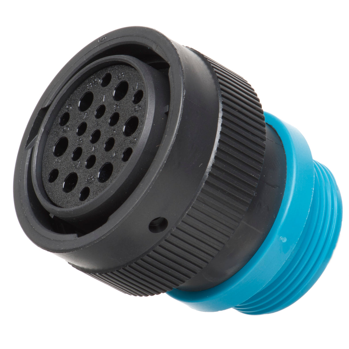 HDP26-24-19SE-L015 - HDP20 Series - 19 Socket Plug - 24 Shell, E Seal, Threaded Adapter