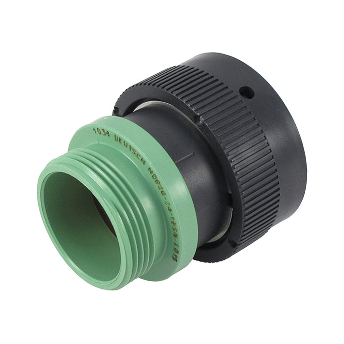 HDP26-24-19SN-L015 - HDP20 Series - 19 Socket Plug - 24 Shell, N Seal, Threaded Adapter
