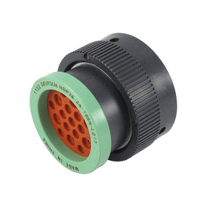 HDP26-24-19SN-L017 - HDP20 Series - 19 Socket Plug - 24 Shell, N Seal, Ring Adapter