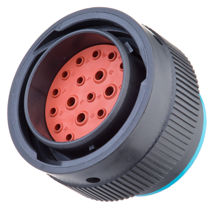 HDP26-24-21PE - HDP20 Series - 21 Pin Plug - 24 Shell, E Seal, Reverse