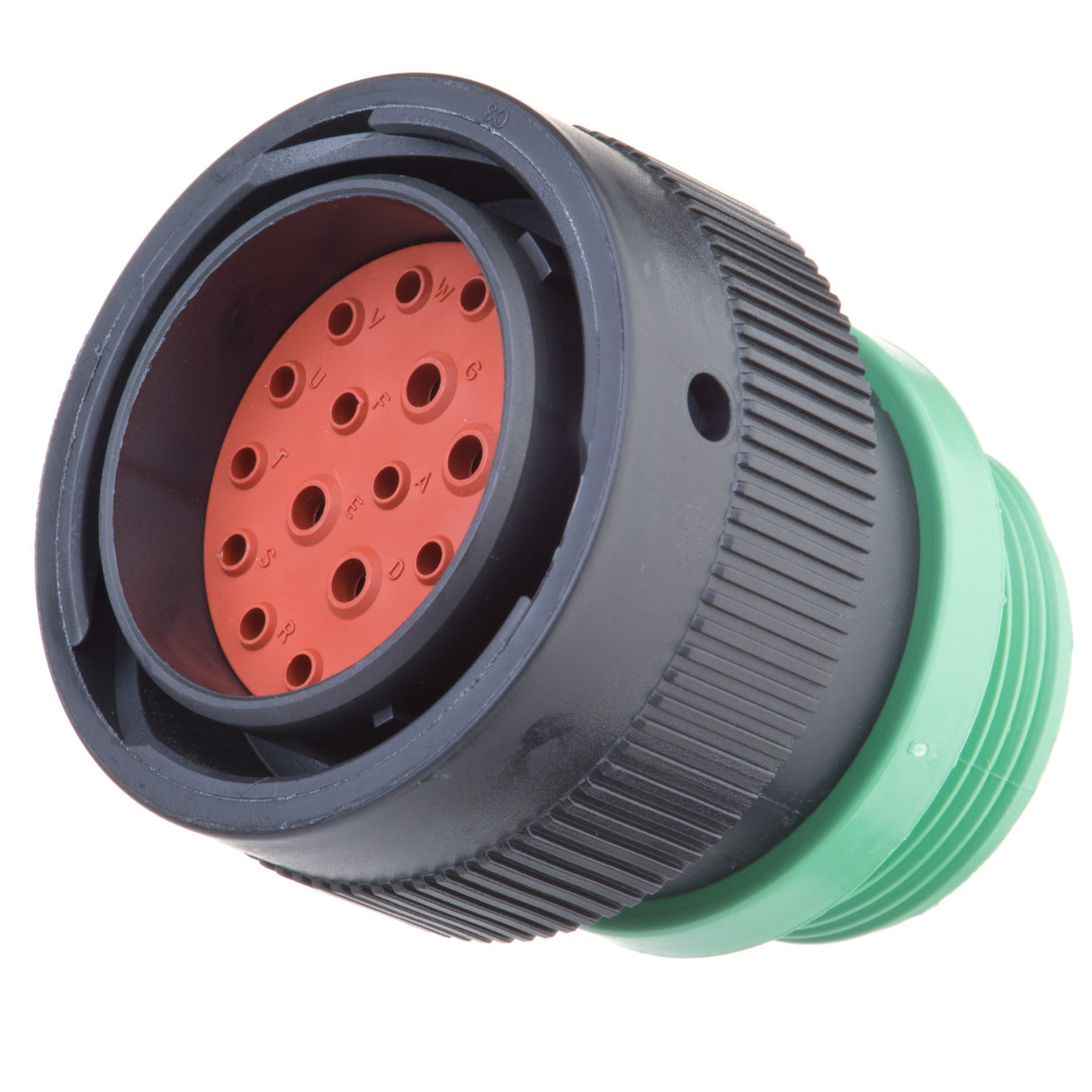 HDP26-24-21PN-L015 - HDP20 Series - 21 Pin Plug - 24 Shell, N Seal, Reverse, Threaded Adapter