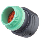 HDP26-24-21PN-L015 - HDP20 Series - 21 Pin Plug - 24 Shell, N Seal, Reverse, Threaded Adapter