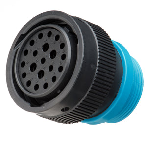 HDP26-24-21SE-L015 - HDP20 Series - 21 Socket Plug - 24 Shell, E Seal, Threaded Adapter