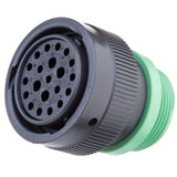 HDP26-24-21SN-L015 - HDP20 Series - 21 Socket Plug - 24 Shell, N Seal, Threaded Adapter