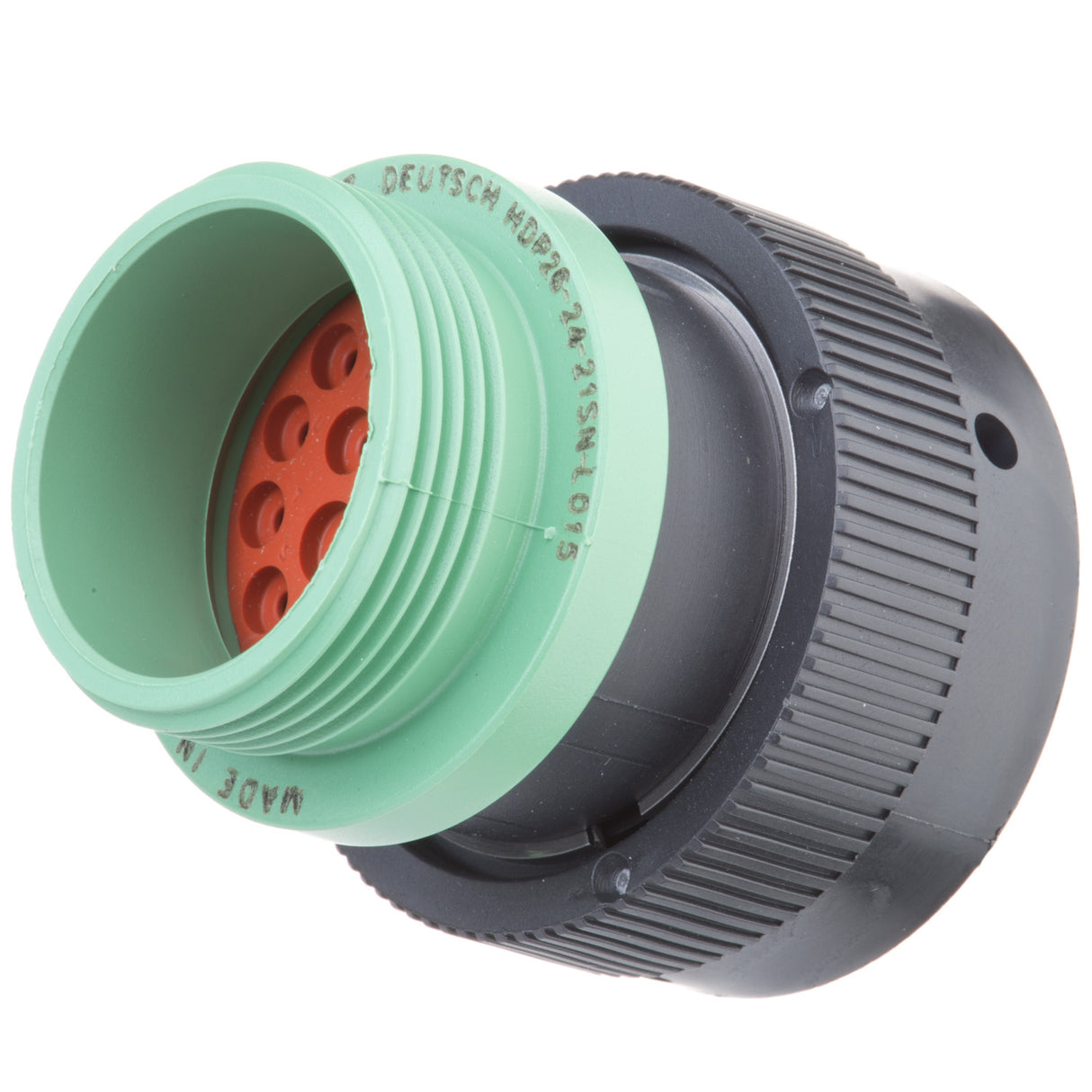 HDP26-24-21SN-L015 - HDP20 Series - 21 Socket Plug - 24 Shell, N Seal, Threaded Adapter
