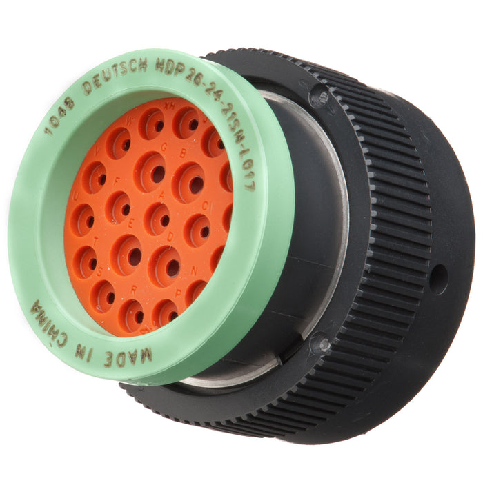 HDP26-24-21SN-L017 - HDP20 Series - 21 Socket Plug - 24 Shell, N Seal, Ring Adapter