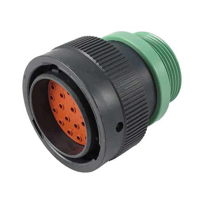 HDP26-24-23PN-L015 - HDP20 Series - 23 Pin Plug - 24 Shell, N Seal, Reverse, Threaded Adapter