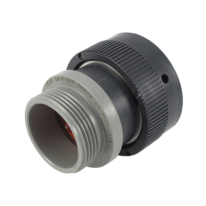 HDP26-24-31PT-L015 - HDP20 Series - 31 Pin Plug - 24 Shell, T Seal, Reverse, Threaded Adapter