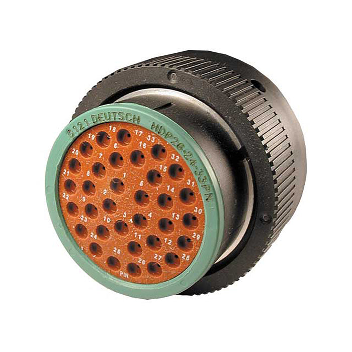HDP26-24-33PN - HDP20 Series - 33 Pin Plug - 24 Shell, N Seal, Reverse