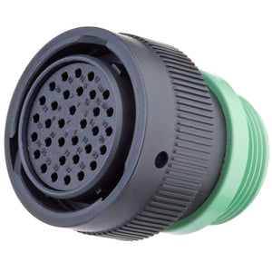 HDP26-24-33SN-L015 - HDP20 Series - 33 Socket Plug - 24 Shell, N Seal, Threaded Adapter