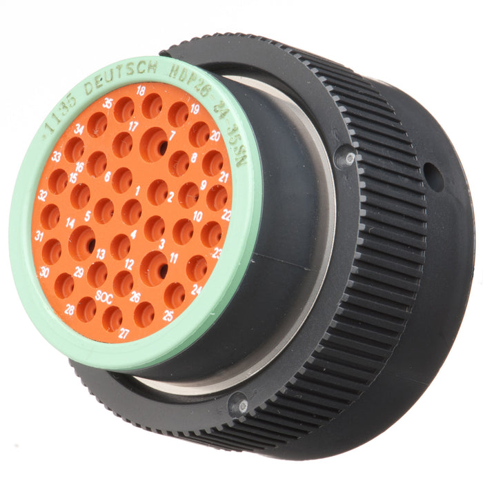 HDP26-24-35SN - HDP20 Series - 35 Socket Plug - 24 Shell, N Seal