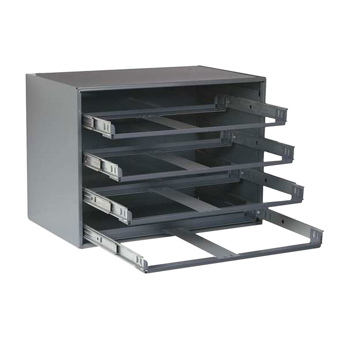 RBR0.00GY -  Heavy Duty Roller Bearing Rack - 4 drawer - Gray