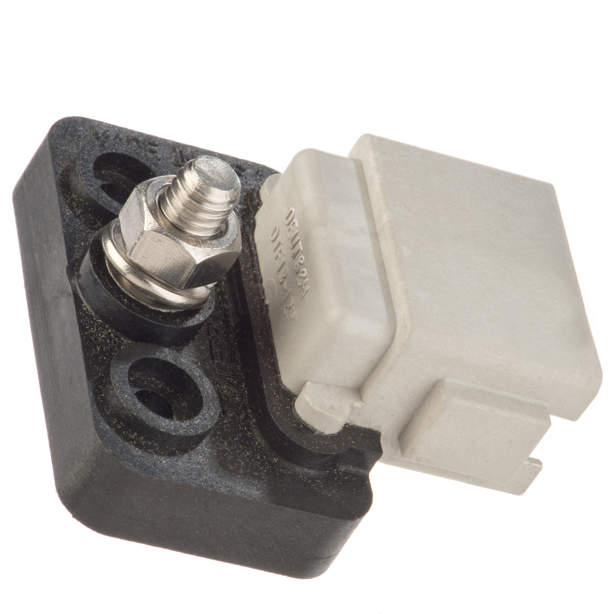 SBB2-12 - Sealed Buss Bar - 2-12 Cavity, Receptacles, A and B Keys, Grey and Black