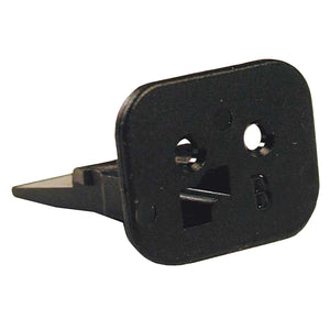 W2SB - DT Series - Wedgelock for 2 Socket Plug - B Key, Black