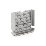 WB-64PA - DRB Series - 64 Pin Receptacle Wedgelock - A Key, Gray
