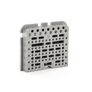 WB-64SA - DRB Series - 64 Socket Plug Wedgelock - A Key, Gray