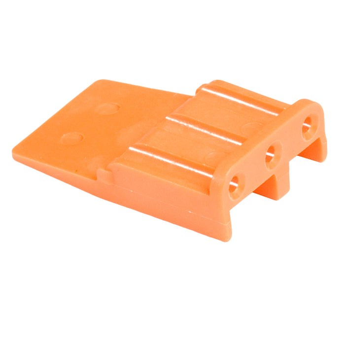 WM-3S - DTM Series - 3 Socket Plug Wedgelock - Orange