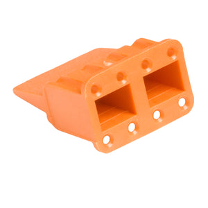 WM-8S - DTM Series - 8 Socket Plug Wedgelock - Orange