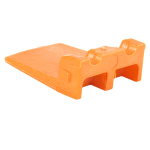 WP-2P - DTP Series - 2 Pin Receptacle Wedgelock - Orange