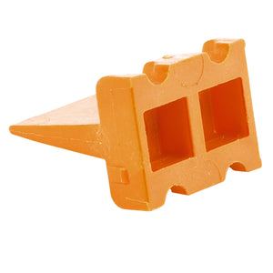 WP-4P - DTP Series - 4 Pin Receptacle Wedgelock - Orange