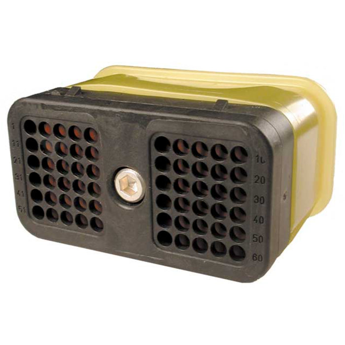 DRC26-60S05 - DRC Series - 60 Cavity Plug -  05 Key, In-line, Black