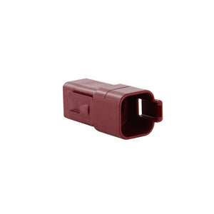 DT04-6P-RD - DT Series - 6 Pin Receptacle - Red