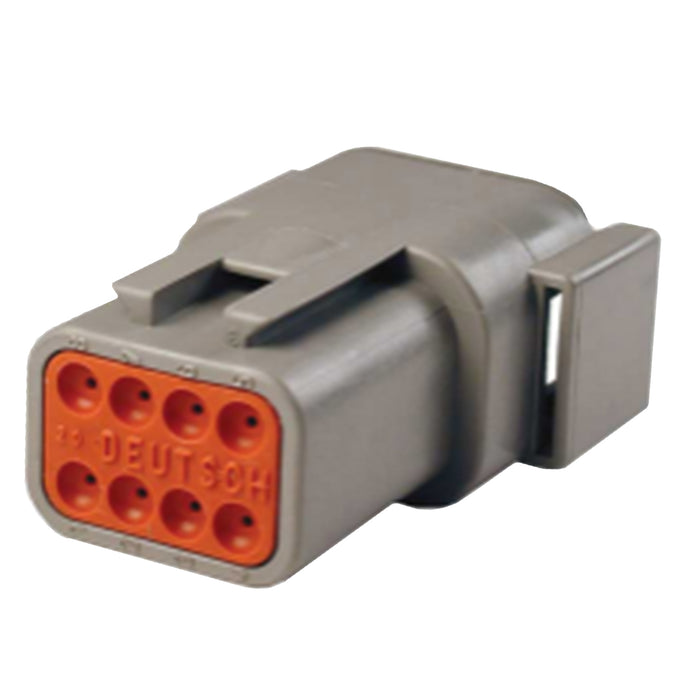 DTM04-08PA-RD - DTM Series  - 8 Pin Receptacle - A Key, Red