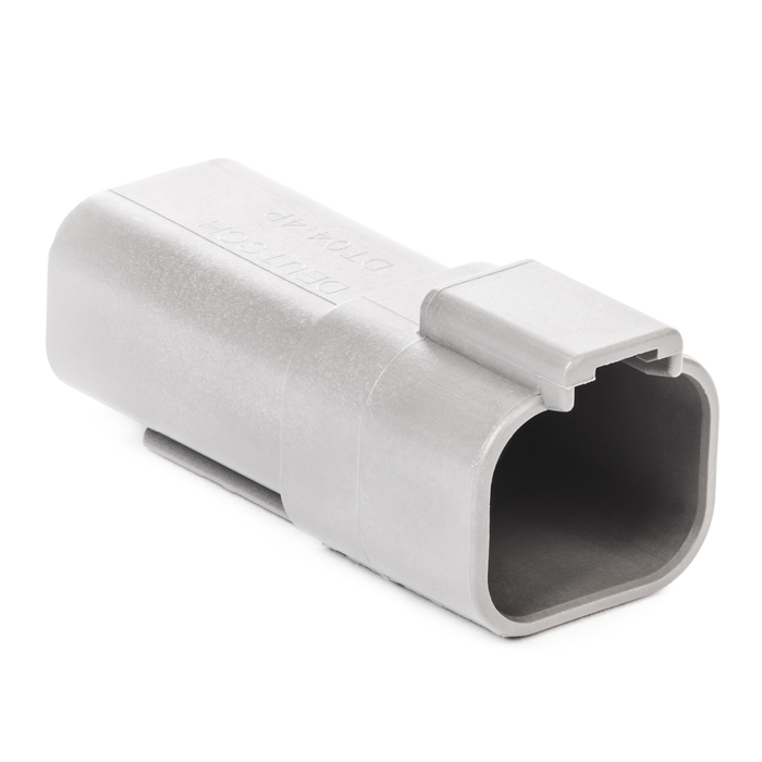 DT04-4P - DT Series - 4 Pin Receptacle - Gray