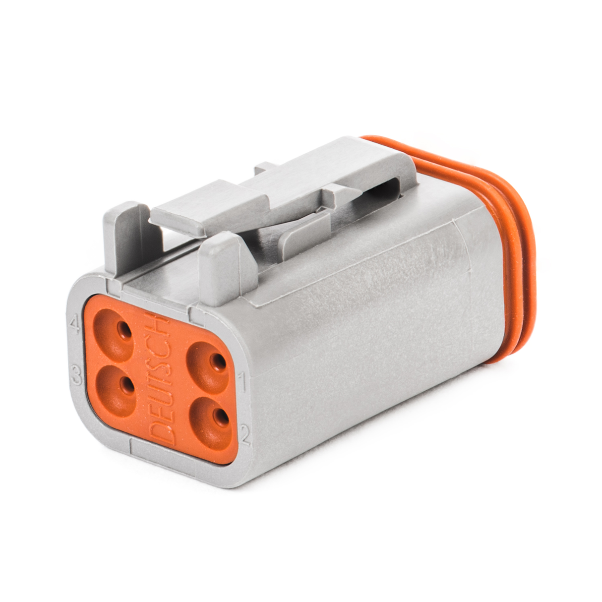 DT06-4S - DT Series - 4 Socket Plug - Gray