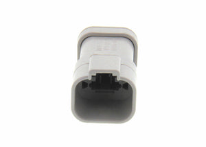 DT04-4P-E003 - DT Series - 4 Pin Receptacle - Black, End Cap