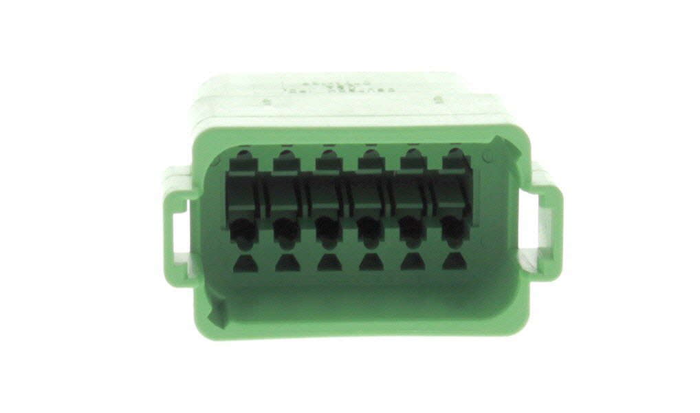 DT04-12PC-C015 - DT Series - 12 Pin Receptacle - C Key, Green