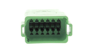 DT Series - 12 Pin Receptacle - C Key, Green