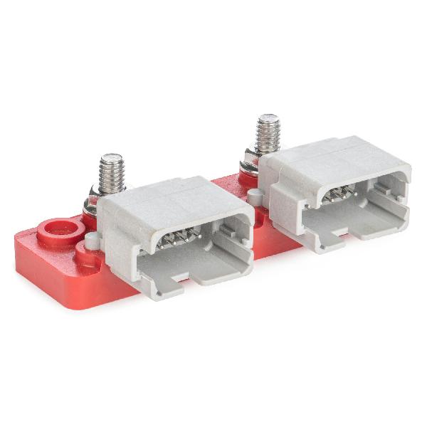 SBB-24R - Sealed Buss Bar - 24 Cavity, Right Angle Bus , Red
