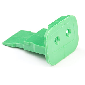 W2S-P012 - DT Series - Wedgelock for 2 Socket Plug - Enhanced, Green